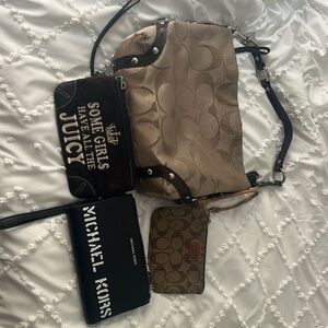 bunch of cute vintage bags/wallets